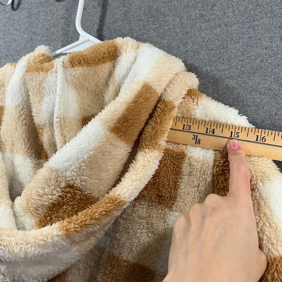 BumbleBella by Jill Martin Long Jacket Cardigen Hood Brown Size XXS - Picture 13 of 16